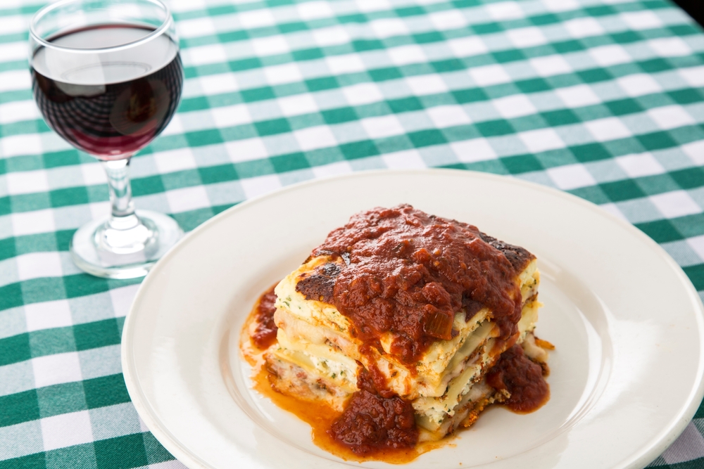 Meaty Lasagna With Red Wine