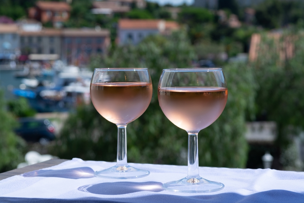 Rose Wine in Provence region of France