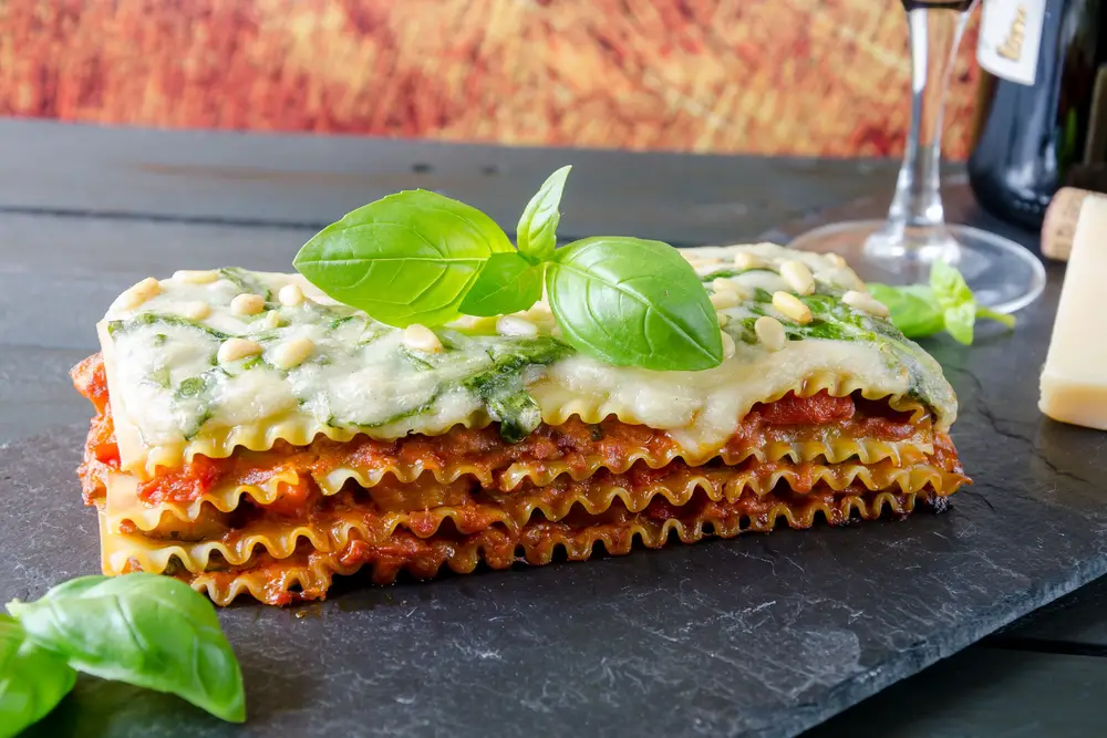 Vegetable Lasagna With Wine