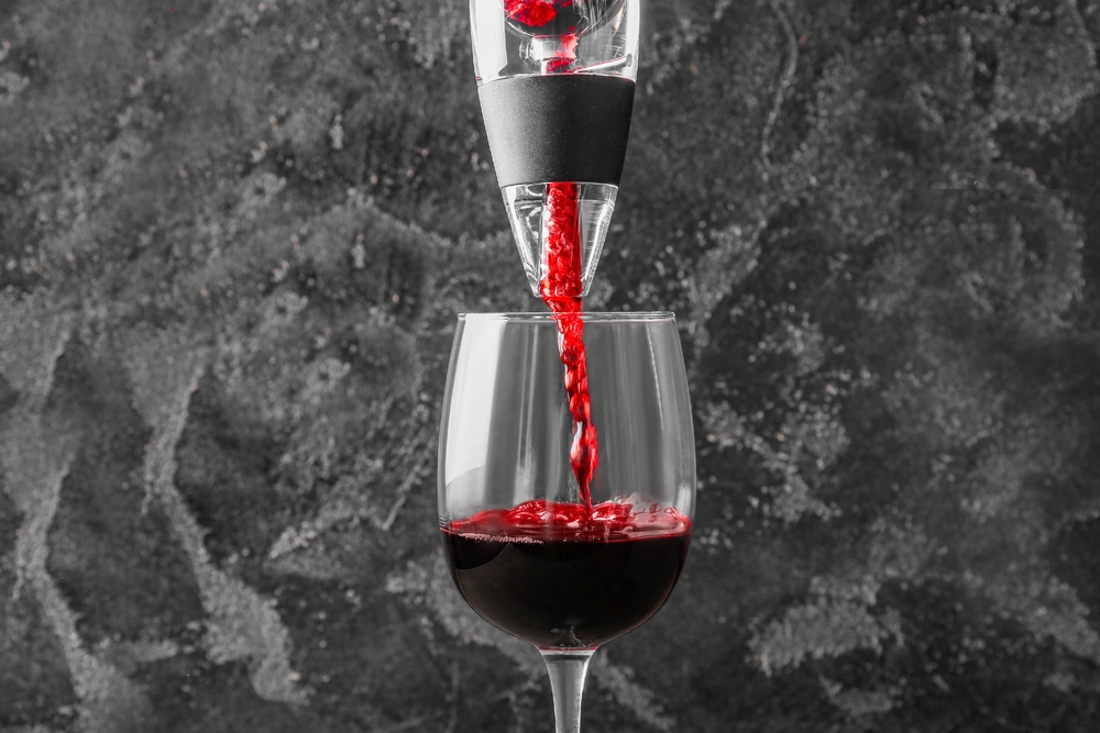 Wine Being Aerated