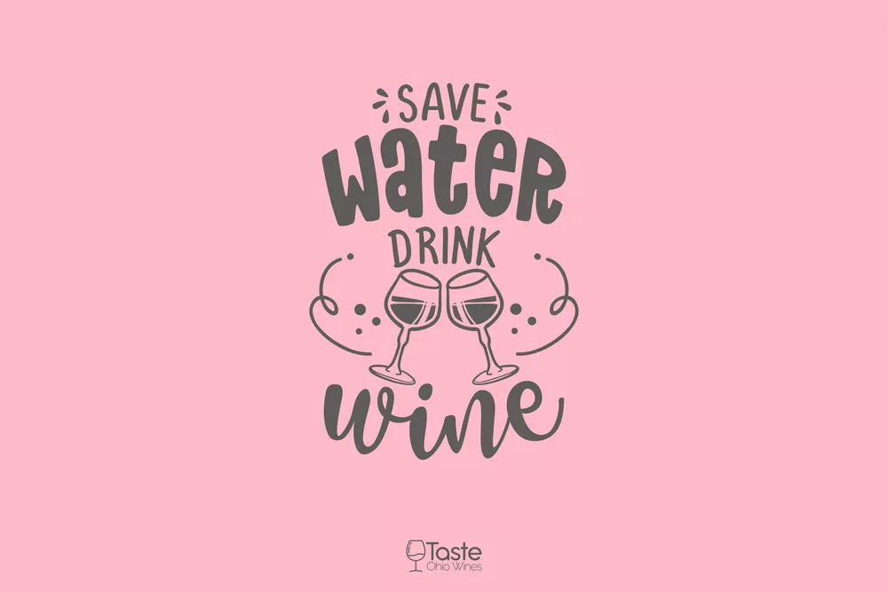 Save water drink wine - Wine Quotes and Captions for Instagram
