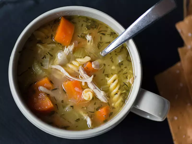 Wine Hangover Cures - Sodium - Chicken Noodle Soup